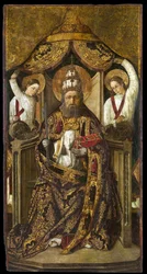 Sint Petrus op de troon
