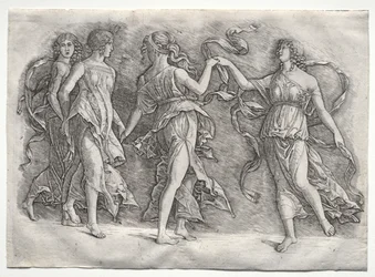 Vier Dansende Muzen, ca. 1497