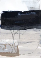 Stil zwart abstract blok